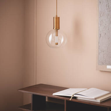 Bild von LED Pendelleuchte 5W Metall und Glas Ludvika