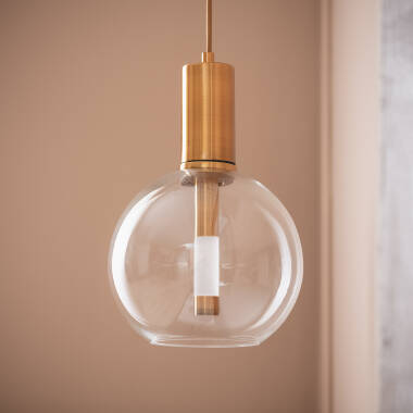 Lampa Wisząca LED 5W z Metalu i Szkła Ludvika