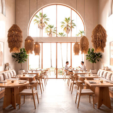 Bild von Pendelleuchte Naturafsern Außen Ramé