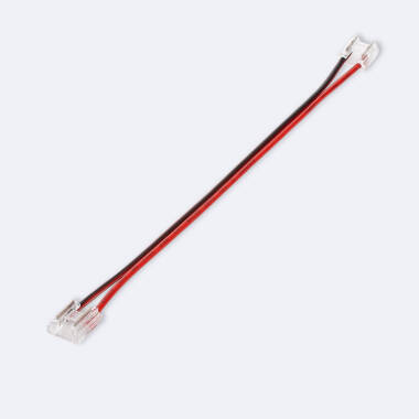 Connettore doppio “Ippopotamo” con Cavo per Striscia LED 24 V CC SMD e COB IP20 Larghezza 10 mm Monocolore