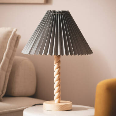 Lampada da Tavolo Legno Moorea