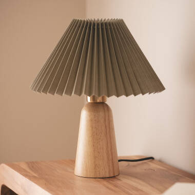 Lampa Stołowa z Drewna Willow