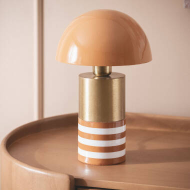 Stolní Lampa z Kovu Darpan