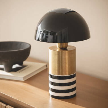 Tischlampe Metall Darpan