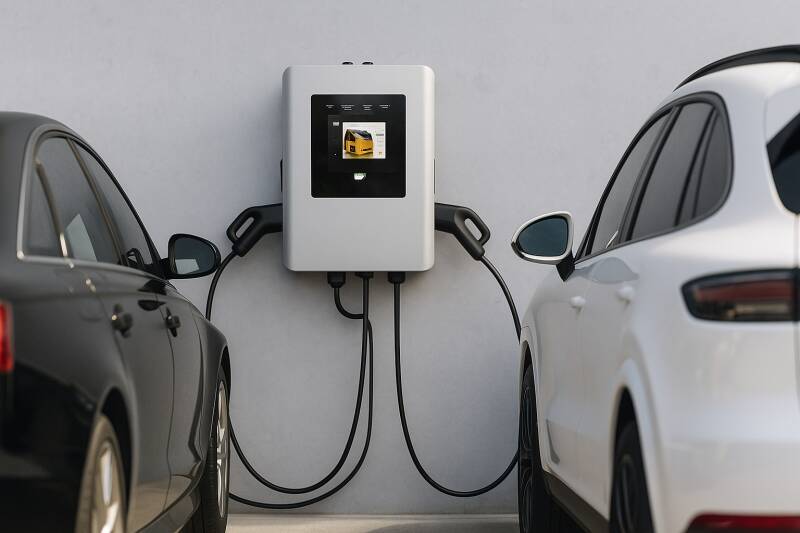 Image de Station de Recharge Rapide DC pour Voiture Électrique