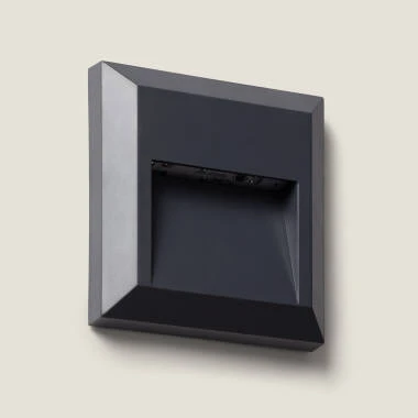 Edulis Square Surface Mounted LED Wall Light