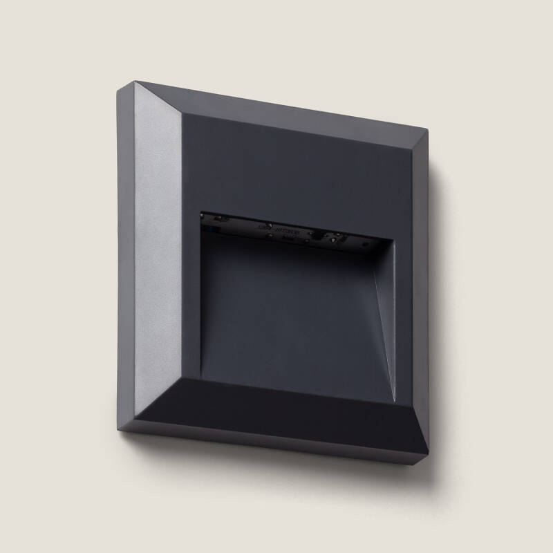 Image of Adam Square Recessed LED Wall Light 