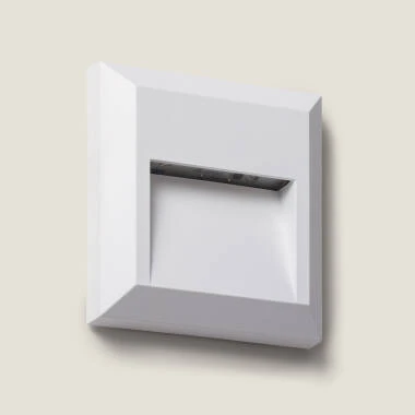 Segnapasso Esterno LED Superficie Parete Quadrato  Edulis