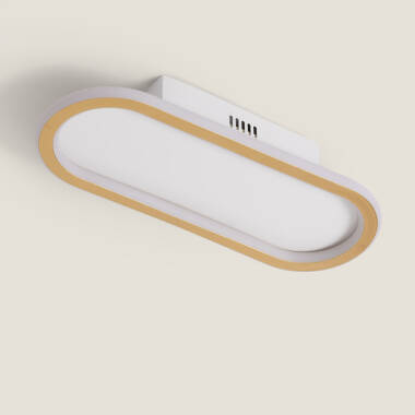 Image of 20W Gold Renoir Aluminium LED Ceiling Lamp