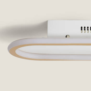 Image of 20W Gold Renoir Aluminium LED Ceiling Lamp