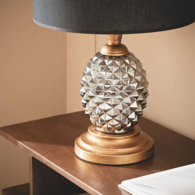 Obrázek Stolní Lampa z Látky a Kovu Samoa 