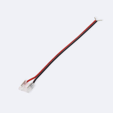 Connettore con Cavo Striscia LED 12/24V DC SMD e COB IP20 Larga 8mm