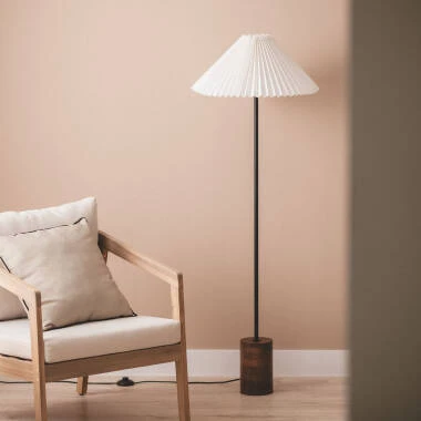 Lampa Podłogowa z Drewna Leonessa