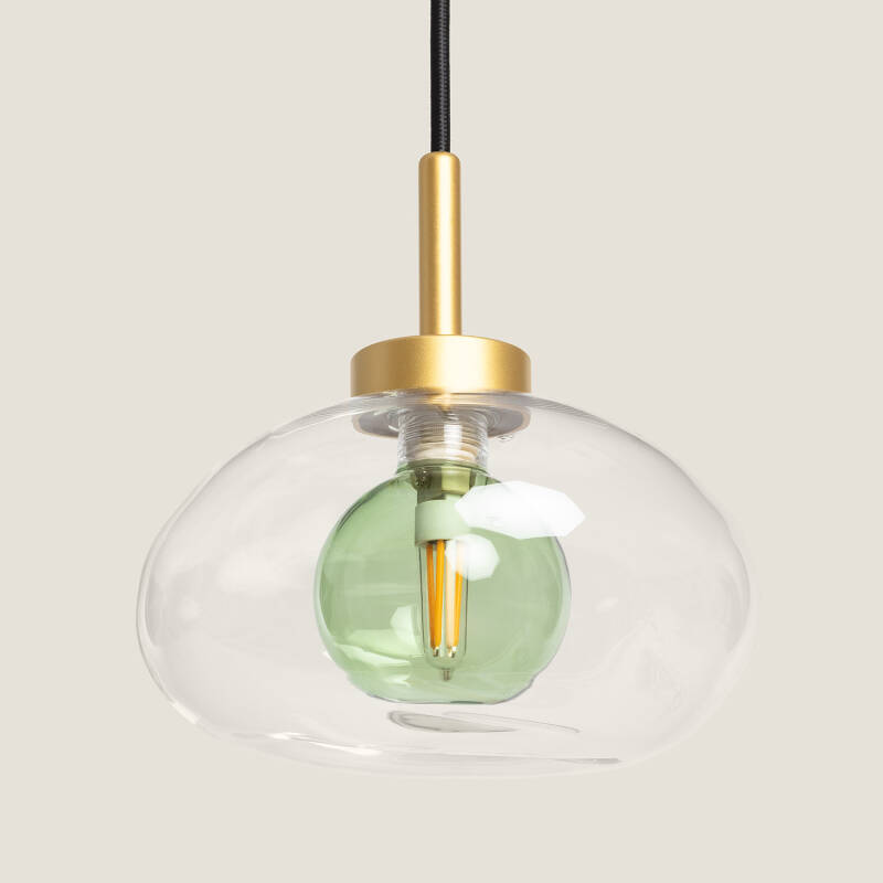 Afbeelding van Hanglamp Aluminium en Glas Hassi