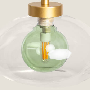 Afbeelding van Hanglamp Aluminium en Glas Hassi