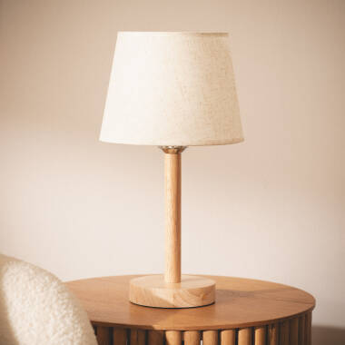 Přenosná Stolní LED Lampa ze Dřeva 1W s USB Dobíjecí Baterií Rowy