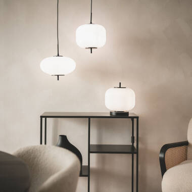 Bild von Pendelleuchte Metall und Glas Beca Bild von Pendelleuchte Metall und Glas Beca