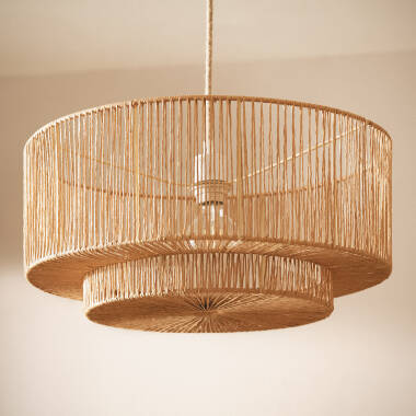 Dicenta Braided Paper Pendant Lamp