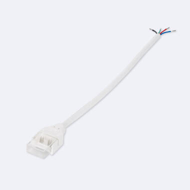 Hippo-connector met kabel voor RGB LED-strip 220V WCOB Silicone FLEX Breedte 12 mm