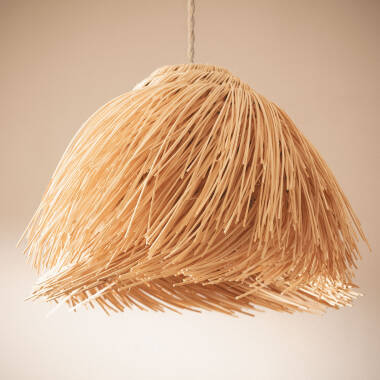 Pendelleuchte Rattan Bungarby