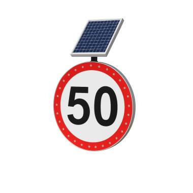 Signalisation Solaire de Vitesse Maximale 3W IP54