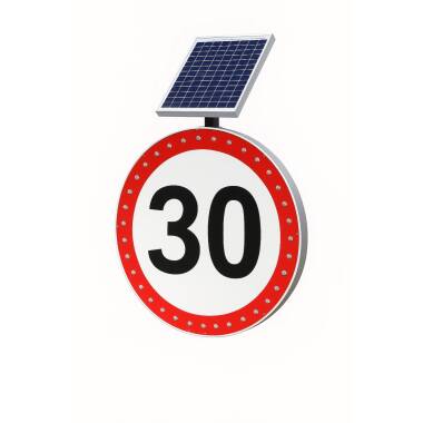 Solar 3W Maximum Speed Sign IP54