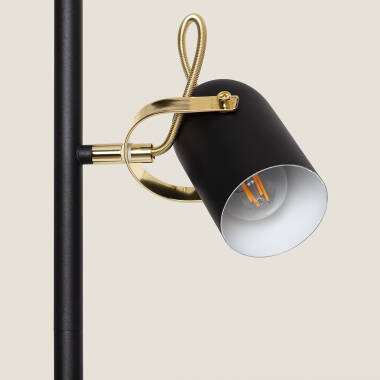 Image of Black Cano Floor Lamp x3