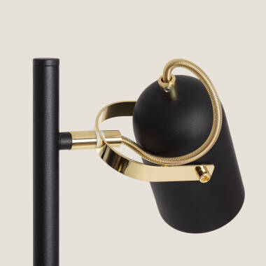 Image of Black Cano Floor Lamp x3