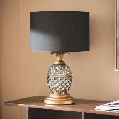 Image of Samoa Metal & Fabric Table Lamp Image of Samoa Metal & Fabric Table Lamp