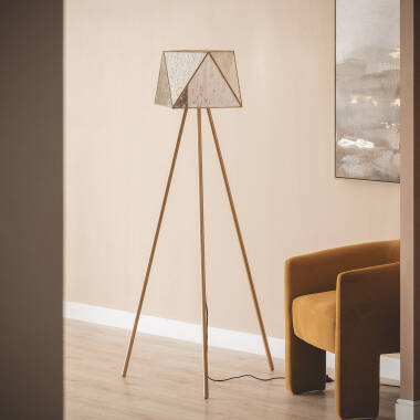 Lampadaire Métal et Verre Mattina