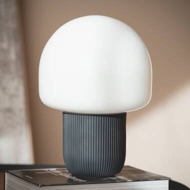 Tischlampe aus Kunstharz Nacune