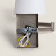 Image de Lampe Murale Articulée Aluminium et Tissu Ugani