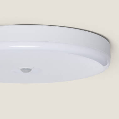 Bild von LED-Deckenleuchte 18W Rund Ø290 mm No Flicker mit Bewegungssensor PIR und Dämmerungssensor
