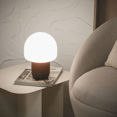 Bild von Tischlampe aus Kunstharz Nacune