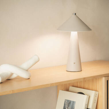 Image of 3W Nhalma Outdoor Leather & Metal Portable Metal LED Table Lamp with Rechargable Battery USB Image of 3W Nhalma Outdoor Leather & Metal Portable Metal LED Table Lamp with Rechargable Battery USB