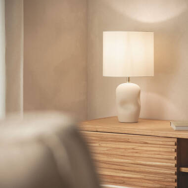 Image of Barta Ceramic Table Lamp 