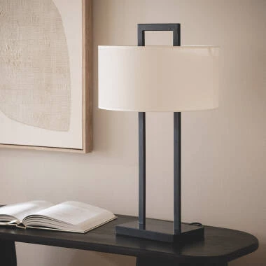 Lampada da Tavolo Metallo con USB e Interruttore Touch Tianna