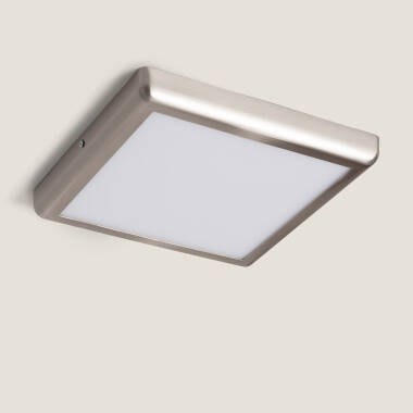 Design Square 24W Surface Mounted LED Light in Silver 300x300mm