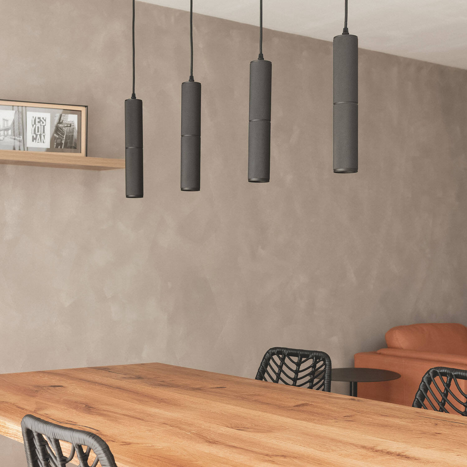 Lampa Wisząca z Aluminium Breixo 4-Pkt.