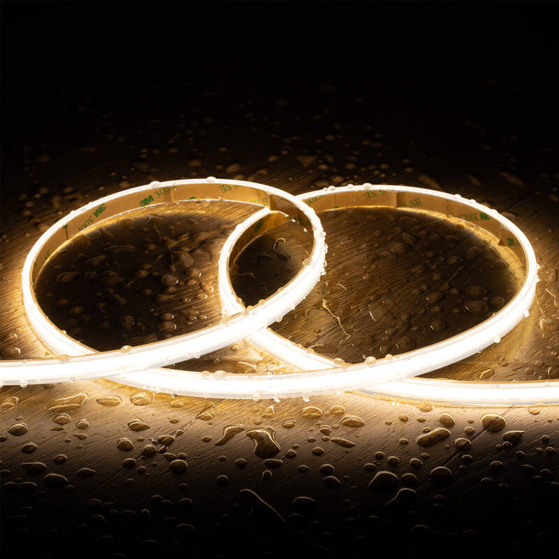 Bild von LED-Streifen Dimmbar 220V COB Selbstgleichrichtend 320 LED/m 14W/m 1120lm/m SILICONE FLEX 10mm Schnitt 25cm IP65 nach Maß