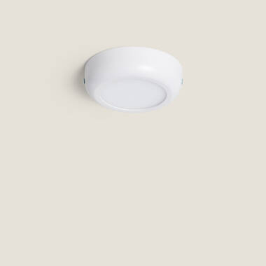 Plafoniera LED 6W Circolare Metallo Ø120 mm Design Bianco