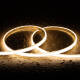 Immagine di Striscia LED Regolabile 220V COB Autorettificata 320 LED/m BOBINA 50m 14W/m 1120lm/m SILICONE FLEX Larga 10mm Taglio 25cm IP65