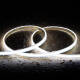Image of 50m 220V LED Strip Dimmable Autorectified COB 320LED/m 14W/m 1120lm/m SILICONE FLEX 10mm Wide Cut at Every 25cm IP65