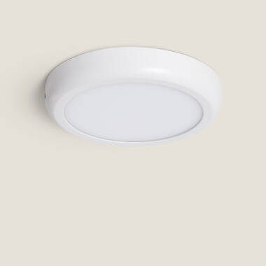 Přisazené Stropní Kruhové 18W LED Svítidlo Ø225 mm Kovový s Bílým Designem