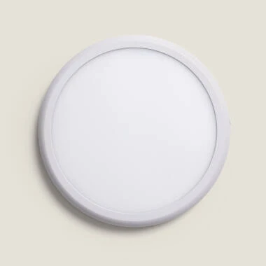 Immagine di Plafoniera LED 24W Circolare Metallo Ø300 mm Design Bianco