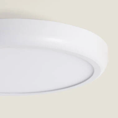Immagine di Plafoniera LED 24W Circolare Metallo Ø300 mm Design Bianco