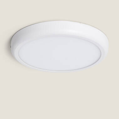 Plafonnier LED Rond Métal 24W Design White Ø300mm