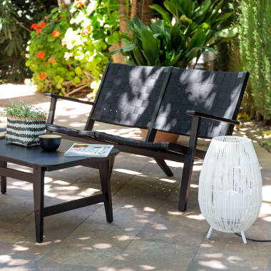 Afbeelding van Staande Lamp Outdoor Rotan Annecy