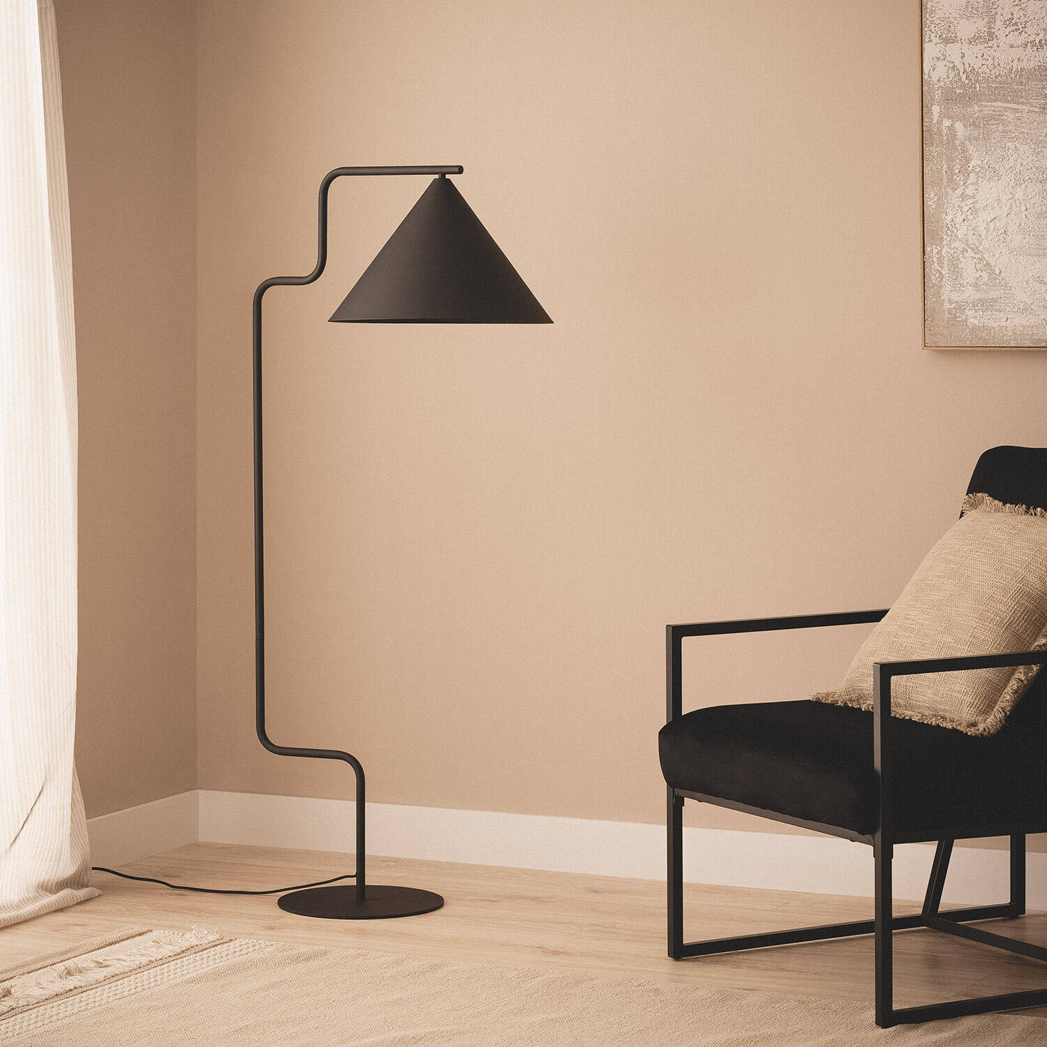 Lampa Podłogowa z Aluminium Odyssey