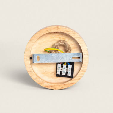 Obrázek Závěsné Svítidlo ze Dřeva a Látky Luanda Obrázek Závěsné Svítidlo ze Dřeva a Látky Luanda